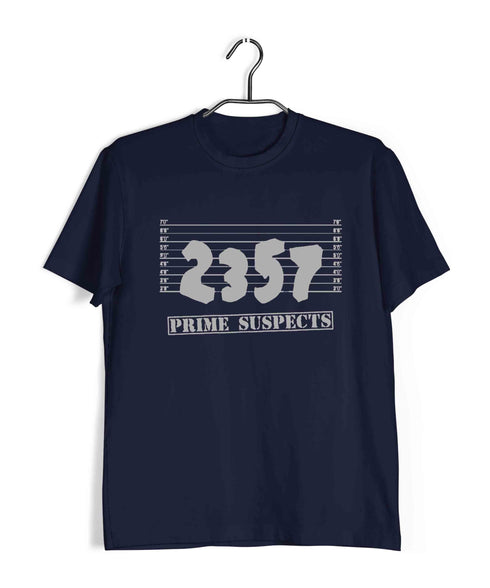 Mathematics Prime Suspects Nerd Wordplay Casual Graphic Printed T-Shirt for Men